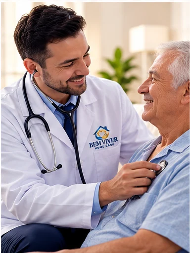 Consulta médica ilustrativa