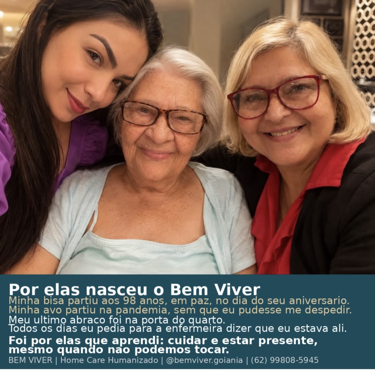 Fotografia original da família que inspirou a Bem Viver